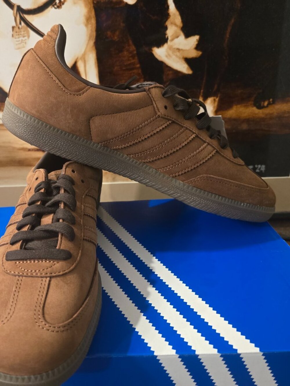 adidas Samba OG Preloved Brown Aurora Coffee Gum IH4387 Men's Sz 10 Shoes NEW